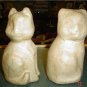 PAPER MACHE CATS~READY TO PAINT
