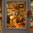 Blue Shadow Box Shelf ~ All In One~Primitive