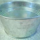 GALVANIZED 6 INCH TUB~METALWARE