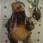 Primitive Bear Lodge Ornament - Staff with Pine Cone