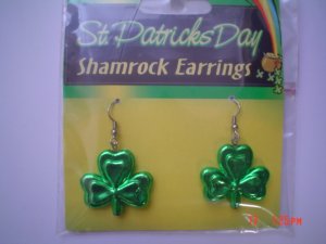 Shamrock Earrings for St. Patricks Day