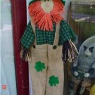 Irish Fall Front Door Scarecrow for Decorating
