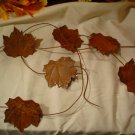 Rusty Leaf Primitive Garland