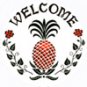 Pineapple Welcome Hex Sign - 16 Inch