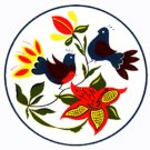 Morning Birds Hex Sign - 8 Inch
