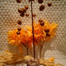 RUSTY PRIMITIVE JINGLE BELL TREE~RUSTIC 14 INCH