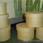 PAPER MACHE (2) ROUND  STACKING BOX SETS -READY TO PAINT