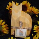 Primitive Wood Puzzle Like Cat Plaques~Ready to Paint