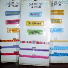 Wholesale Lot Karen Foster Scrapbook Gel Slide & Trims