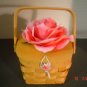 PAISLEY & PINK ROSE BASKET/PURSE - Just Reduced!