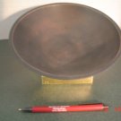 Primitive Black Distressed Antiqued Wood Bowl - Small