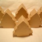 Paper Mache (6) Mini  Christmas Tree Boxes
