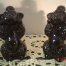 Vintage Black Poodle Dogs Salt and Pepper Shakers Set