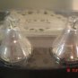 Silver Toned Pear Salt and Pepper Shakers Set