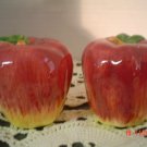 Ceramic Apple Salt and Pepper Shakers Set
