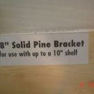 UNFINISHED WOOD SHELF BRACKETS~READY TO PAINT~NEW ITEM!