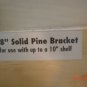 UNFINISHED WOOD SHELF BRACKETS~READY TO PAINT~NEW ITEM!