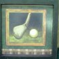 THREE SIMPLE GOLF PRINTS FRAMED