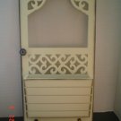 Wooden Country Screen Door Organizer for Keys and Mail