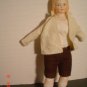 Vintage Porcelain Victorian Boy Doll Completed - Partially Dress