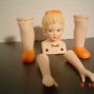Vintage Porcelain Victorian Girl Doll Kit - Head, Hands, Legs