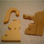 Wholesale Box of Primitive Wood Bears House Tiebacks or Valance Holders
