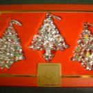 Box of Three Lenox Christmas Ornaments