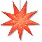 Batik Star Lamp in Red