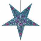 Peacock Star Lamp in Blue