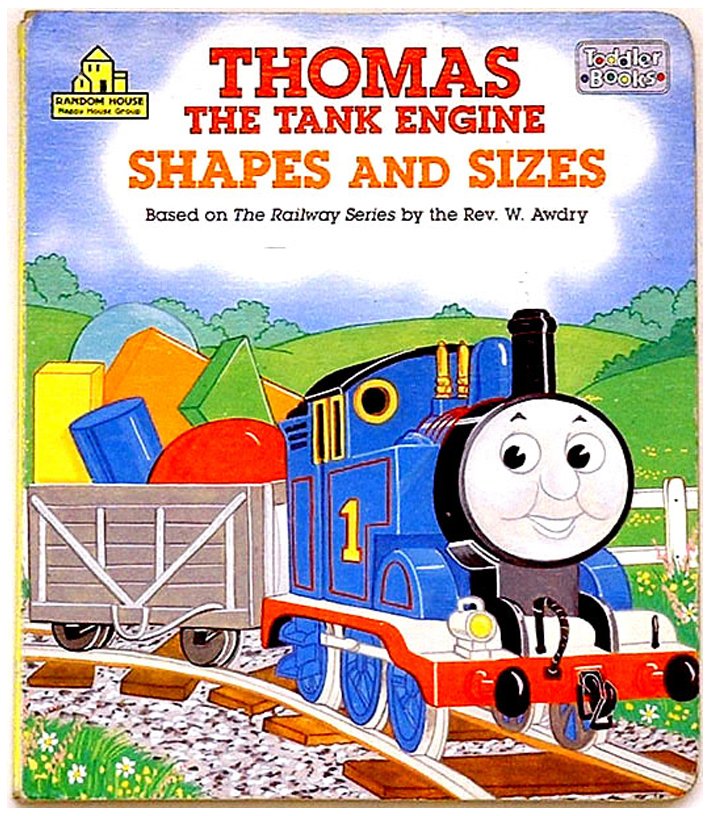 Christopher Awdry Thomas the Tank Shapes and Sizes 1991 Signed Book