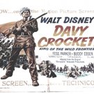 Walt Disney Davy Crockett Original U.S. One Sheet Poster 1955