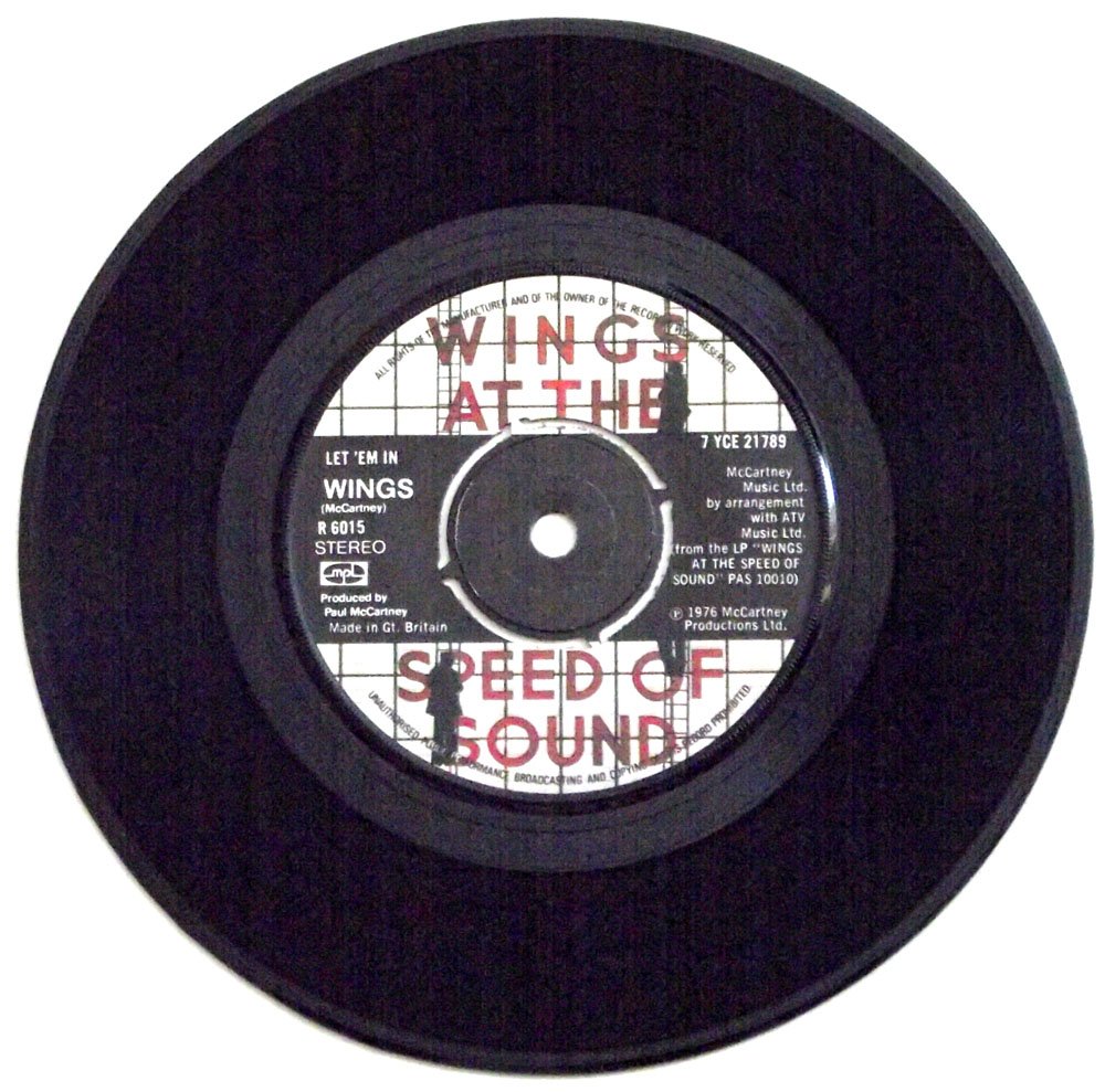 Paul McCartney and Wings Let Em In & Beware My Love Stereo Vinyl Single Parlophone R 6015 1976