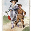 Donald McGill Postcard Collection 14 Postcards First World War and Comique Postcard Series