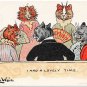 Louis Wain Cats Postcard I Had A Lovely Time 1905