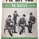 The Beatles I'll Get You Sheet Music 1963