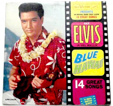 Elvis Presley Blue Hawaii U.S. Film Soundtrack LP 1961