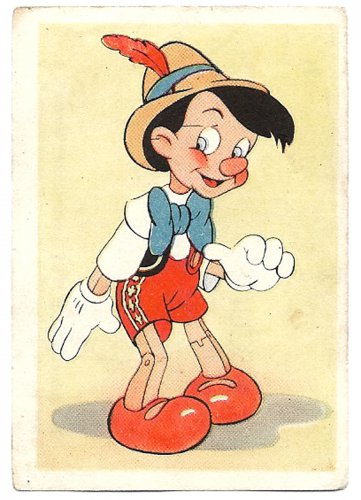 De Beukelaer Walt Disney Pinocchio Complete Set of 125 Trading Cards circa 1940