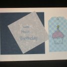 Cupcake Birthday - Handcrafted Card