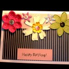 Birthday Garden - Handcrafted Card