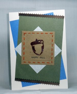 Happy Fall! - Handcrafted Card