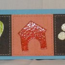 Button Doghouse Bookmark - Handcrafted