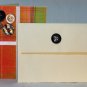 Plaid Button Thinking of You - Handcrafted Card