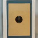 Simple and Masculine Blue - Handcrafted Card