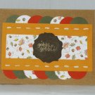 Hand-Stitched Thanksgiving - Handcrafted Card