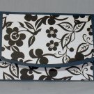 Silver Flower Gift Card Holder - Handcrafted