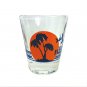 Florida Palm Tree Sunset Clear Glass Souvenir Shot Glass