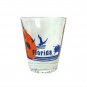Florida Palm Tree Sunset Clear Glass Souvenir Shot Glass