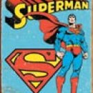 Superman Man of Steel Retro TIN SIGN