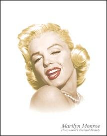 Norma Jean Baker aka "Marilyn Monroe - Hollywood's Eternal Beauty" TIN SIGN