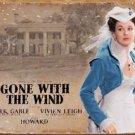 Clark Gable 'Gone With the Wind' weathered movie poster TIN SIGN